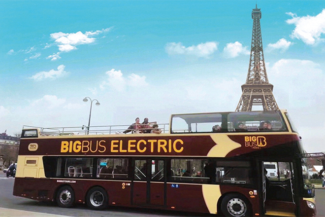 Electric bigbus charging project in Paris, France