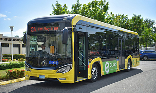 SSE powering the first electric bus launched in Jamaica